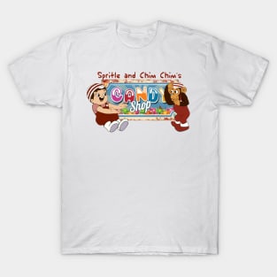 Spritle and Chim Chim's Candy Shop T-Shirt